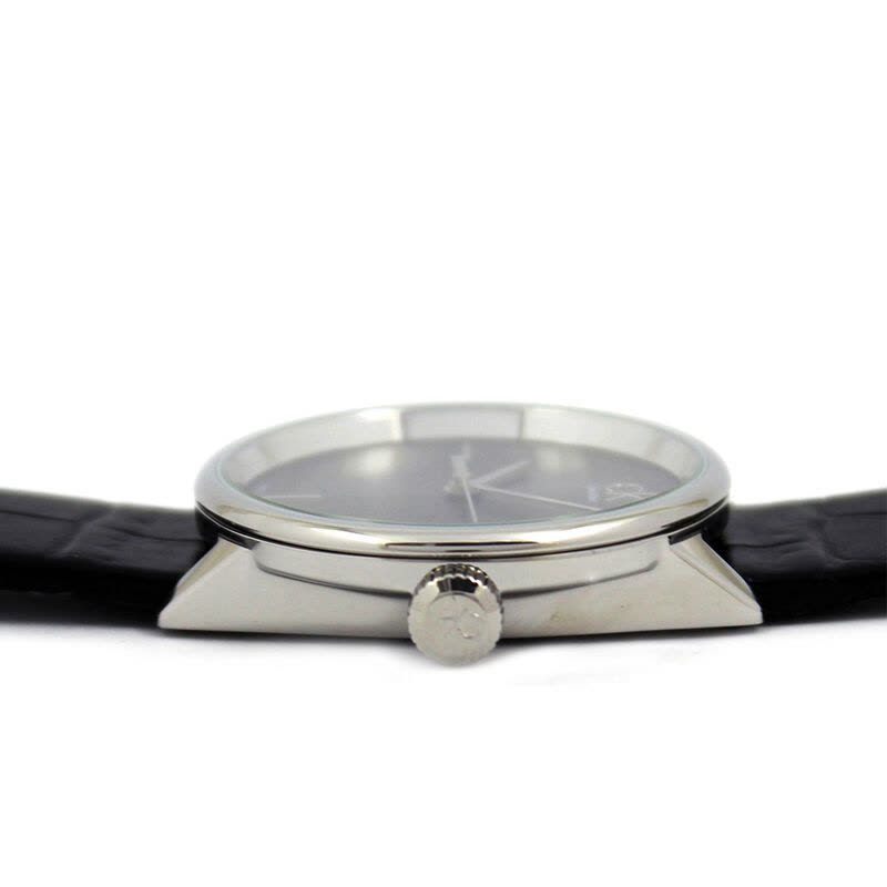 Calvin Klein Dress Grey Dial Black Leather Strap Watch for Women - K2Y2Y1CU