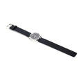 Calvin Klein Minimal Black Dial Black Leather Strap Watch for Women - K7622107