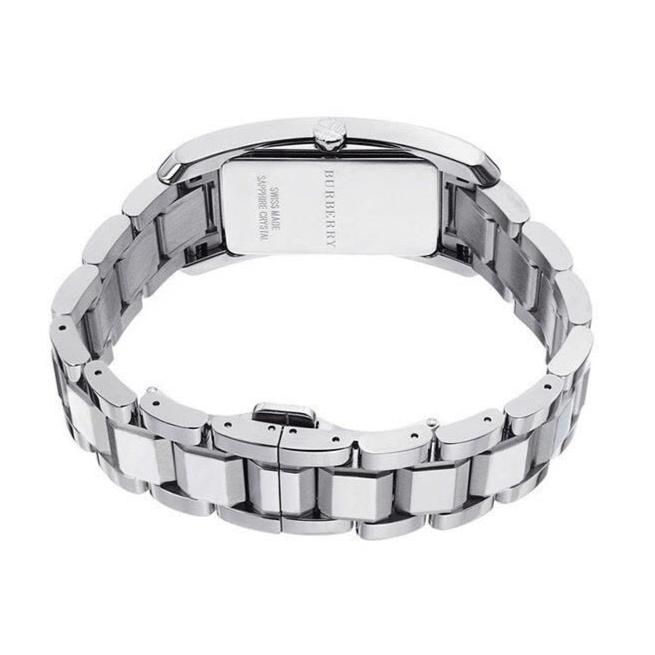 Burberry Heritage Silver Dial Silver Steel Strap Watch For Women - BU9400