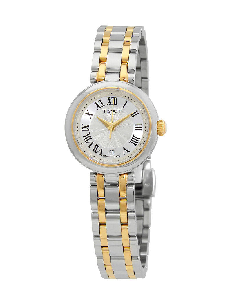 Tissot Bellissima Small Lady Quartz Mother of Pearl Dial Two Tone Stainless Steel Watch For Women - T126.010.22.013.00