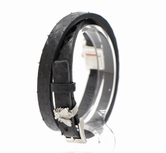 Gucci G-Frame Black Leather Watch For Women - YA128526