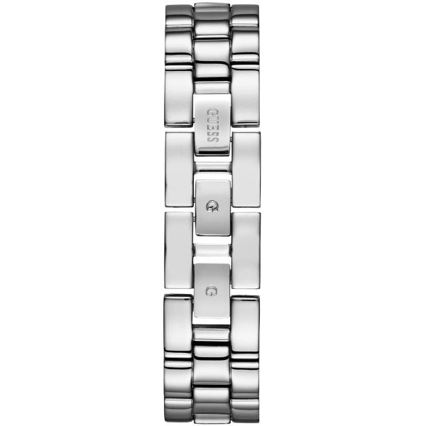 Guess Soho Diamonds Silver Dial Silver Mesh Bracelet Watch for Women - W0638L7