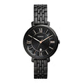 Fossil Jacqueline Black Dial Black Mesh Bracelet Watch for Women - ES3614