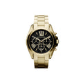 Michael Kors Bradshaw Black Dial Gold Steel Strap Watch for Women - MK5739