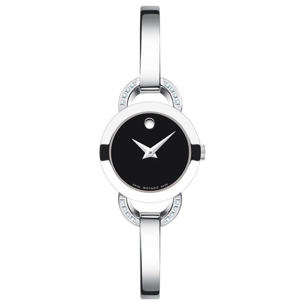 Movado Rondiro 22mm Diamond Stainless Steel Watch For Women - 0606798