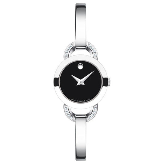 Movado Rondiro 22mm Diamond Stainless Steel Watch For Women - 0606798