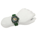 Gucci Dive Tiger Head Motif Green Dial Green Rubber Strap Watch For Men - YA136316