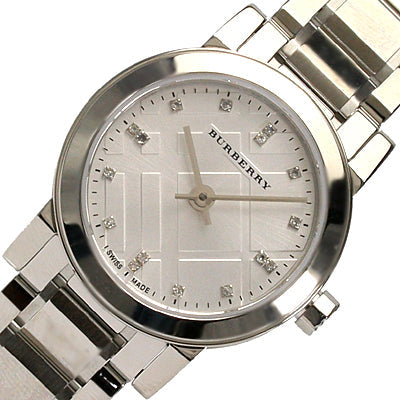 Burberry The City Silver Dial Silver Steel Strap Watch for Women - BU9213