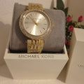 Michael Kors Darci Gold Dial Gold Steel Strap Watch for Women - MK4325