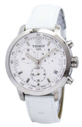 Tissot PRC 200 Chronograph Quartz White Dial Steel Watch For Men - T055.417.16.017.00