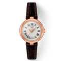 Tissot Bellissima Small Lady White Dial Brown Leather Strap Watch For Women - T126.010.36.013.00