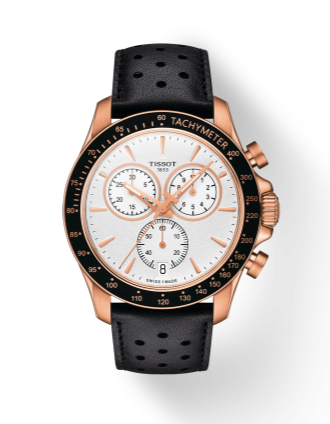 Tissot V8 Quartz Chronograph Rose Gold Watch For Men - T106.417.36.031.00
