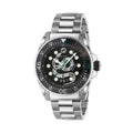 Gucci Dive Quartz Stainless Steel Black Snake Dial Watch For Men 45mm  - YA136218