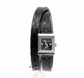 Gucci G-Frame Black Leather Watch For Women - YA128526