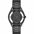 Marc Jacobs Tether Black Transparent Dial Black Stainless Steel Strap Watch for Women - MBM3419