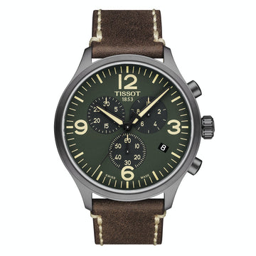 Tissot T Sport Chrono XL Olive Green Dial Watch For Men - T116.617.36.097.00