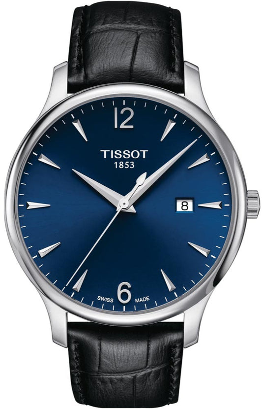 Tissot T Classic Tradition Leather Band Watch For Men - T063.610.16.047.00