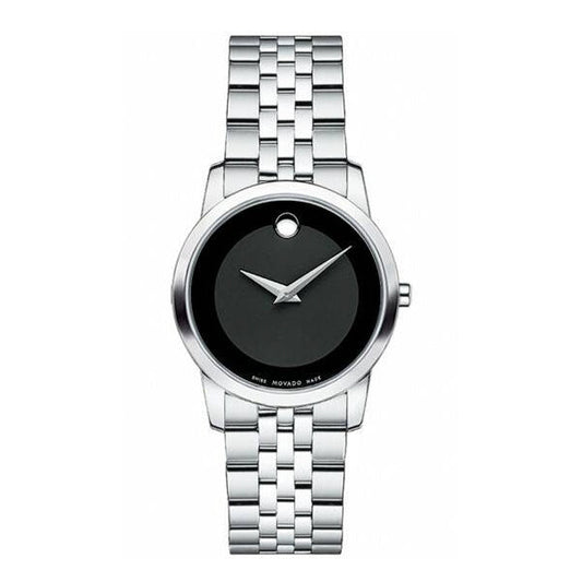 Movado Museum Classic Quartz Black Dial 28mm Watch For Women - 0606505