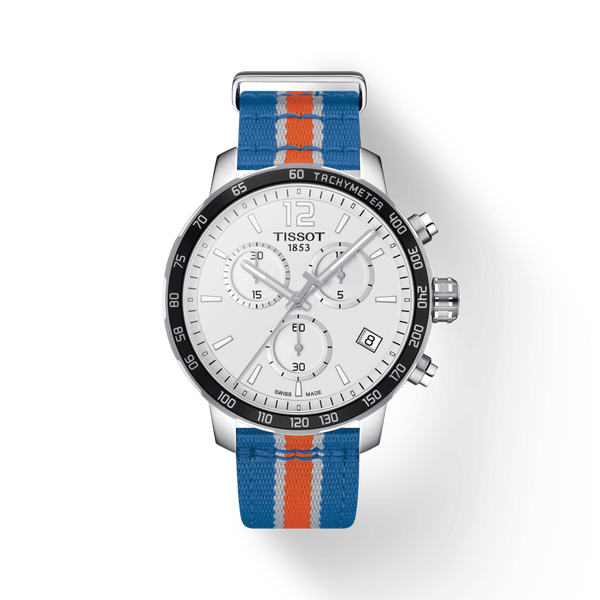 Tissot Quickster Chronograph NBA New York Kicks Watch For Men - T095.417.17.037.06