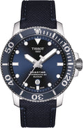 Tissot Seastar 1000 Powermatic 80 Silicium Blue Dial Nylon Strap Watch For Men - T120.407.17.041.01