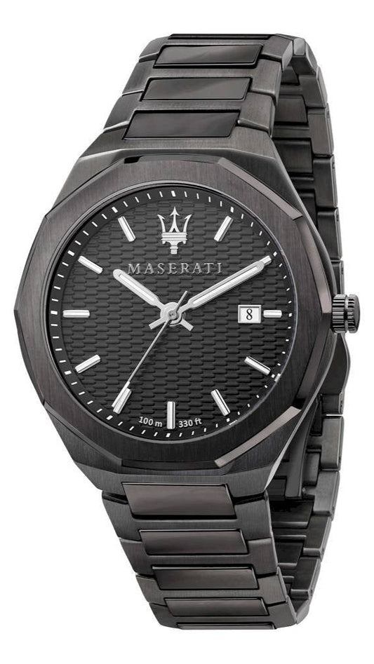 Maserati Stile 45mm Anthracite Stainless Steel Watch For Men - R8853142001