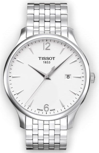 Tissot T Classic Tradition Silver Dial Watch For Men - T063.610.11.037.00