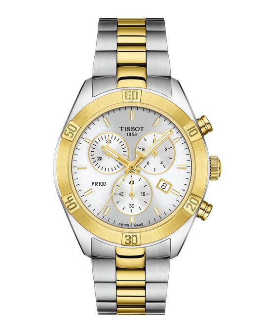 Tissot PR 100 Sport Chic Chronograph Watch For Women - T101.917.22.031.00