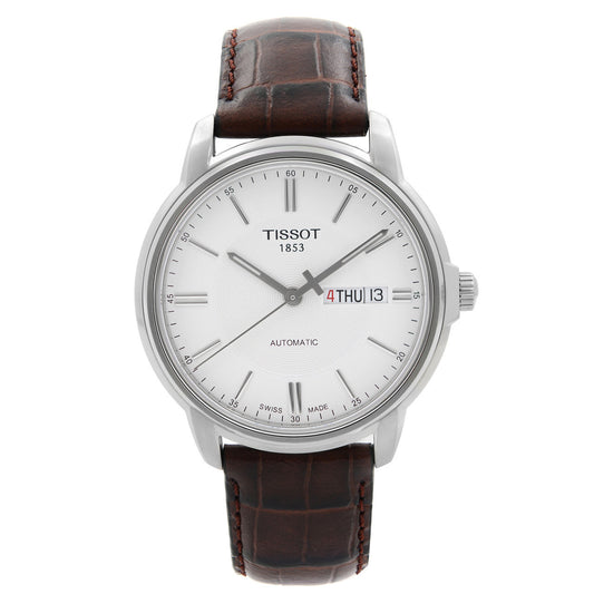 Tissot Automatics III Steel White Dial Watch For Men - T065.430.16.031.00