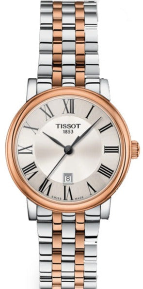 Tissot Carson Premium Lady Two Tone Watch For Women - T122.210.22.033.01