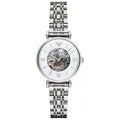 Emporio Armani Meccanico Mother of Pearl Dial Silver Steel Strap Watch For Women - AR1991