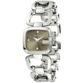 Gucci G-Gucci Quartz Brown Dial Silver Steel Strap Watch For Women - YA125503