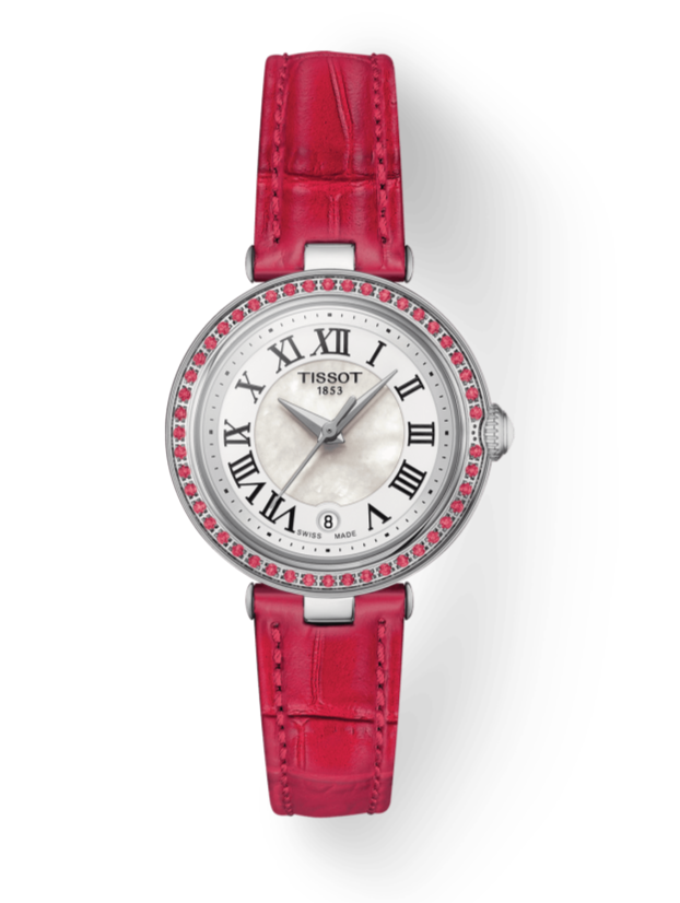 Tissot Bellissima Small Lady Mother of Pearl Dial with Pink Diamonds Watch For Women - T126.010.66.113.00