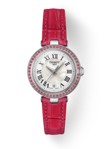 Tissot Bellissima Small Lady Mother of Pearl Dial with Pink Diamonds Watch For Women - T126.010.66.113.00