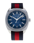 Gucci Quartz Blue Dial Two Tone Nylon Strap Watch For Men - YA142304