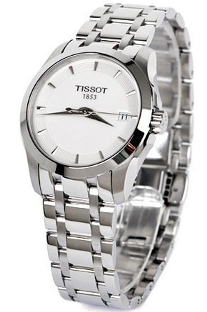 Tissot T Trend Couturier White Dial Watch For Women - T035.210.11.011.00