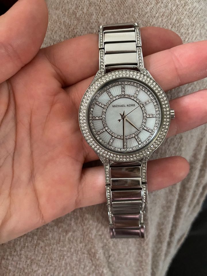 Michael Kors Kerry Silver Tone Silver Steel Strap Watch for Women - MK3311