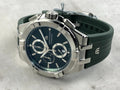 Maurice Lacroix Aikon Chronograph Green Dial Green Rubber Strap Watch for Men  - AI1018-SS000-630-5