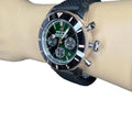 Breitling Superocean Heritage B01 Chronograph 44 Limited Edition Green Dial Black Mesh Bracelet Watch for Women - UB01622A1L1S1