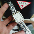 Guess Vanity Silver Dial Silver Steel Strap Watch for Women - W1029L1