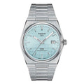 Tissot PRX Powermatic 80 Ice Blue Tiffany Dial Silver Steel Strap Watch for Men - T137.407.11.351.00