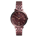 Fossil Jacqueline Brown Dial Brown Steel Strap Watch for Women - ES4100