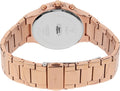 Guess Moonlight Multi Function Diamonds White Dial Rose Gold Steel Strap Watch for Women - GW0320L3