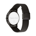 Calvin Klein Minimal Black Dial Black Mesh Bracelet Watch for Men - K3M224B1