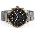 Tommy Hilfiger Gavin Chronograph Quartz Grey Dial Silver Mesh Bracelet Watch for Men - 1791466