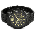 Michael Kors Lexington Black Dial Black Steel Strap Watch for Men - MK8603