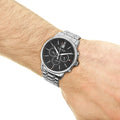 Tommy Hilfiger Kyle Chronograph Grey Dial Silver Steel Strap Watch for Men - 1791632