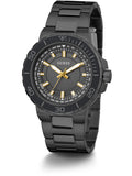 Guess Track Black Dial Black Steel Strap Watch for Men - GW0426G3