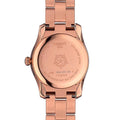 Tissot T Wave Mother of Pearl Dial Rose Gold Steel Strap Watch For Women - T112.210.33.113.00