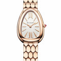 Bvlgari Serpenti Seduttori Quartz Silver Dial Rose Gold Steel Strap Watch for Women - SERPENTI103145