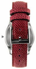 Gucci G-Timeless Quartz Mother of Pearl Red Dial Red Leather Strap Watch For Women - YA1264041